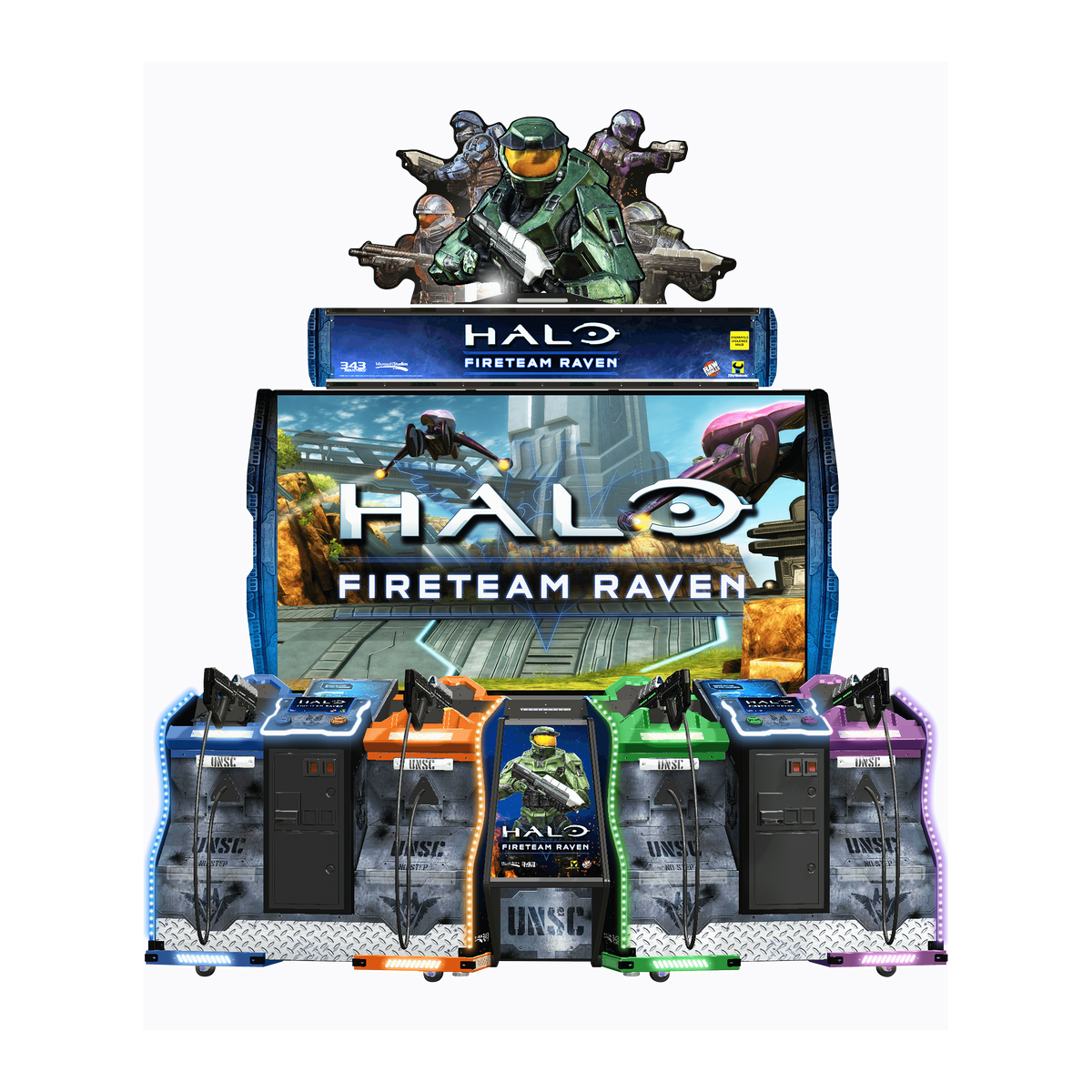 Raw Thrills Halo: Fireteam Raven – 4-Player Tethered