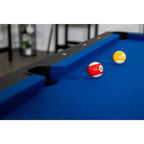Hathaway Hustler Pool Table with Ball Return - Black with Blue Felt BG2515PB / BG2520PB