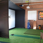 Garmin Approach R50 with PlayBetter SimStudio™ COMPLETE Package | Golf Simulator Studio with Impact Screen, Enclosure, Side Barriers, Hitting/Putting Mats, Projector & Wireless HDMI Transmitter