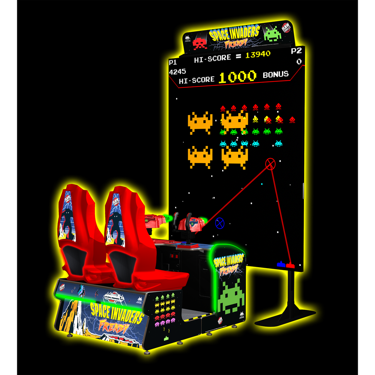 Raw Thrills Space Invaders Frenzy